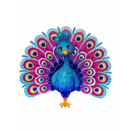 Пазл Woodlandtoys Павлин 147108