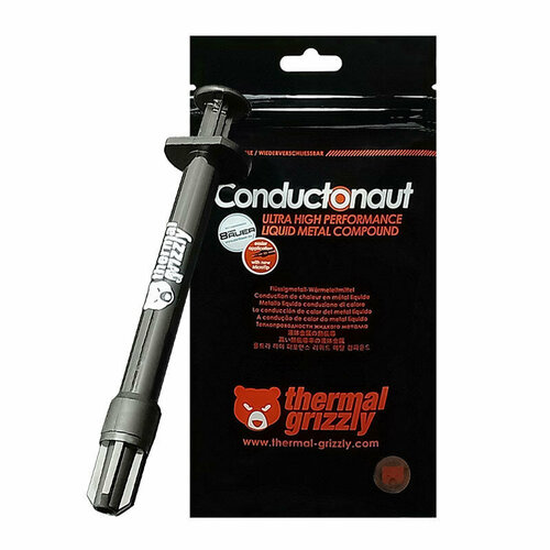 фото Жидкий металл, термопаста thermal grizzly conductonaut 1 г