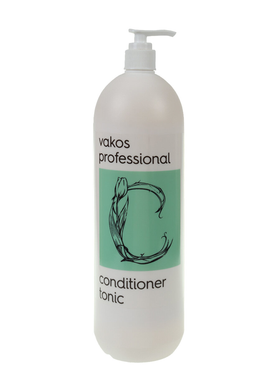 Valentina Kostina cosmetics Кондиционер для волос "Тонизирующий" CONDITIONER TONIC линии Vakos Professional 1000 мл