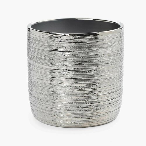 Кашпо 14х14 см керамика серебристое Galore 990₽