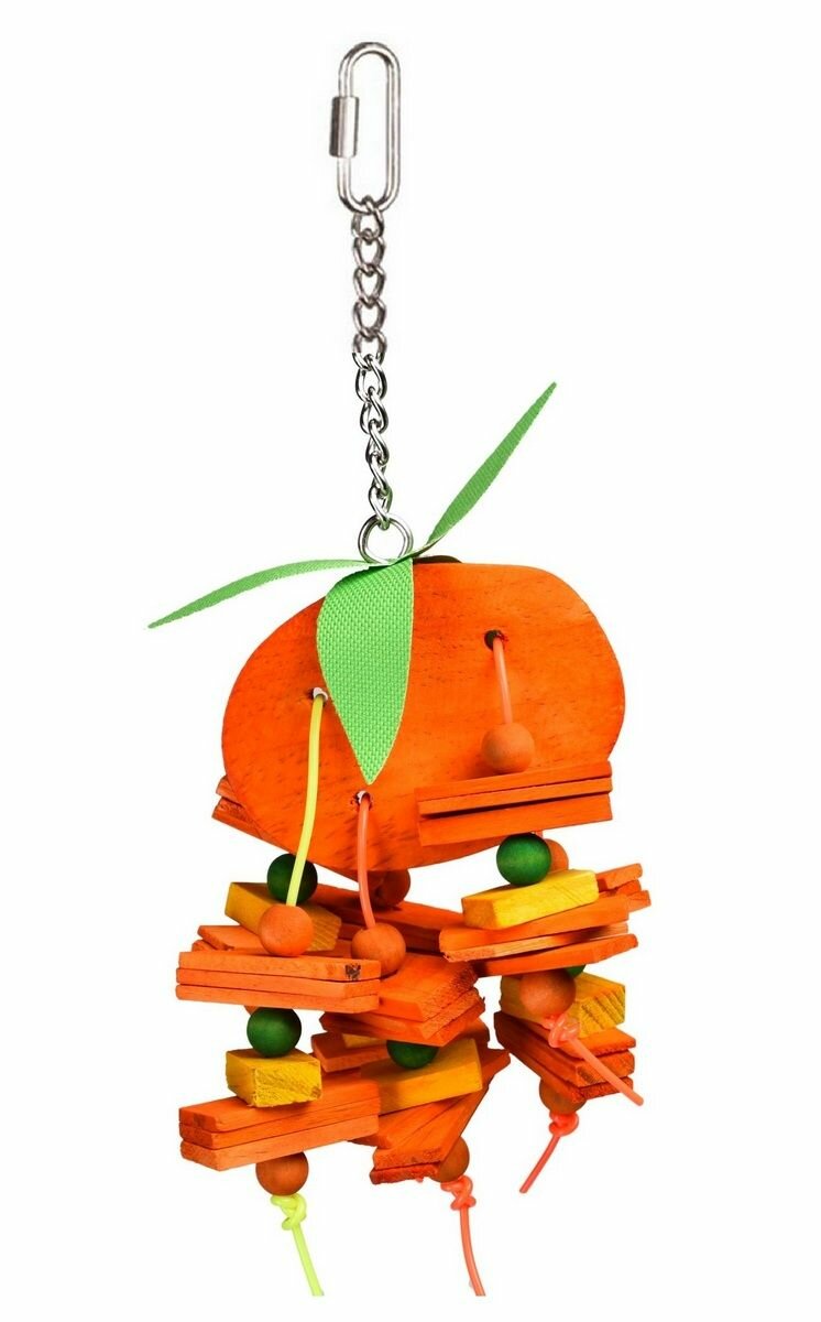 Nobby Игрушка для птиц Апельсин, 25х9 см