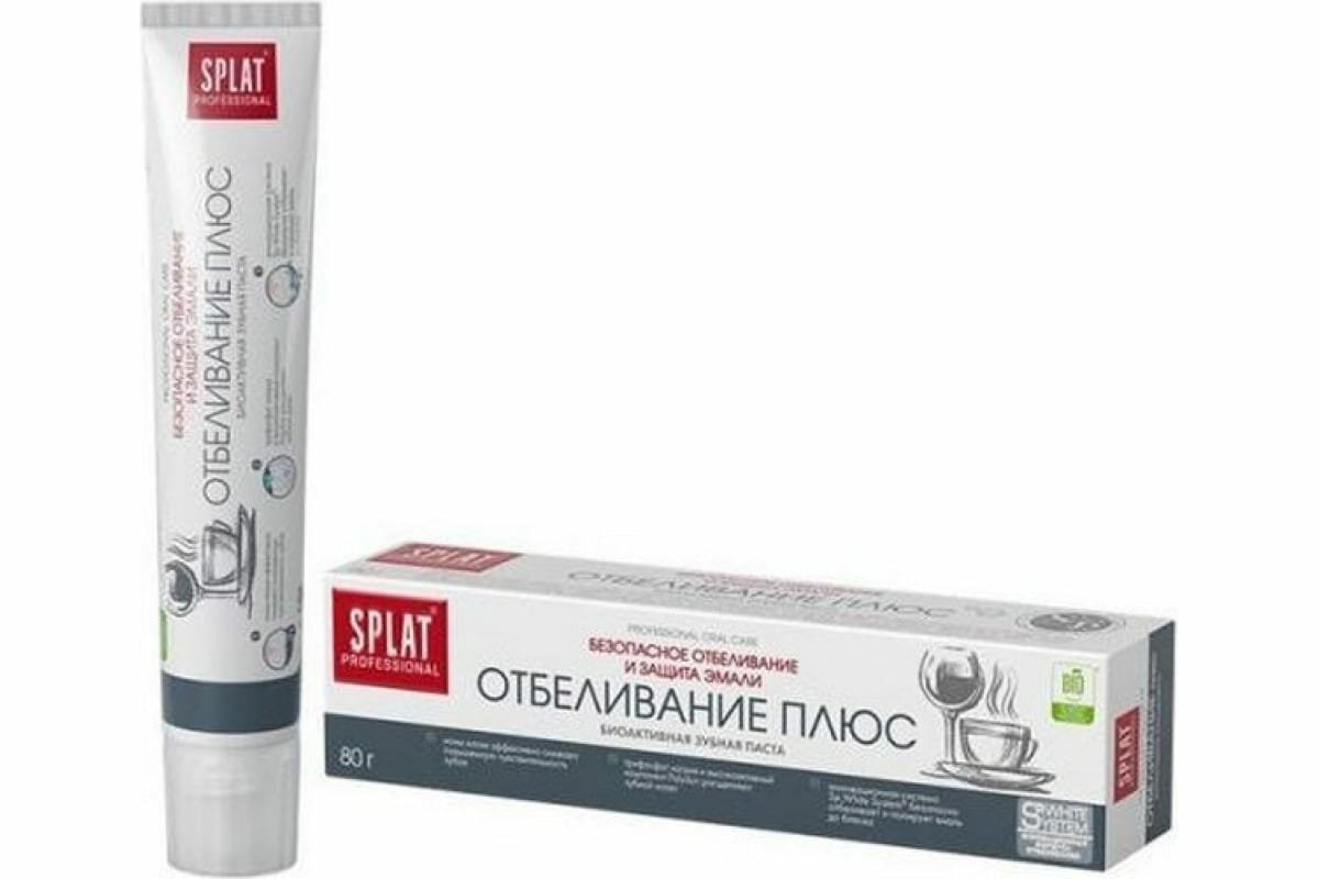 Prof WHITE PLUS / отбеливание плюс зубная паста, 80 г 112.29012.0101