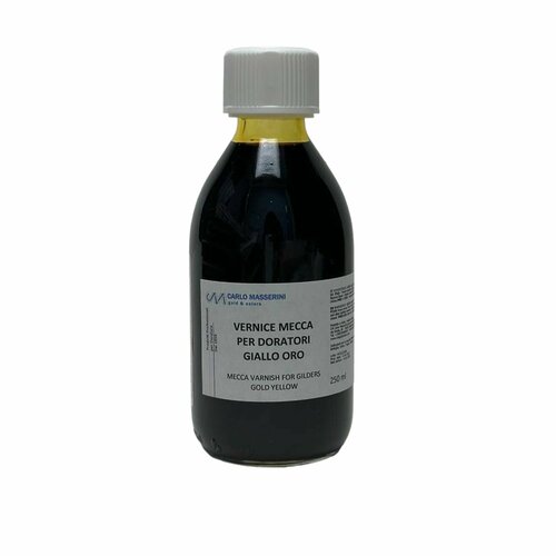Лак для золочения Masserini защитный золотистый 250мл стеклянная бутылка 1199₽