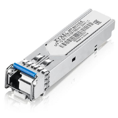 Трансивер ZyXEL SFP-BX1550-E-ZZBD01F трансивер zyxel трансивер zyxel sfp ethernet оптика lc tx 1550нм rx 1310нм максимальное расстояние 20км sfp bx1550 e zzbd01f