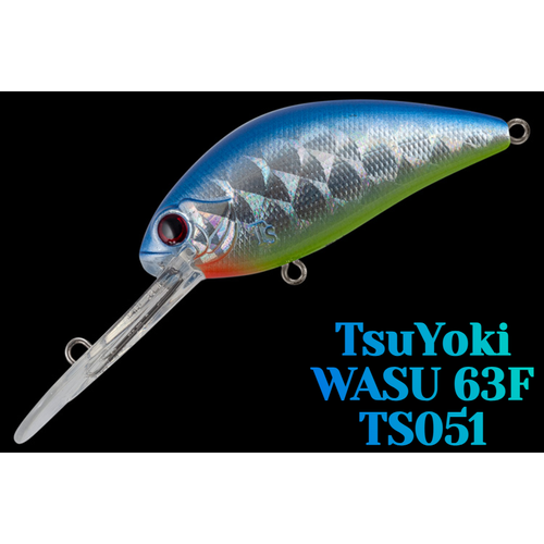 Воблер TsuYoki WASU 63F TS051 вес 13 гр воблер tsuyoki wasu 63f f1530 вес 13 гр