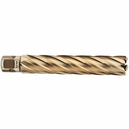Сверло корончатое по металлу 45х110 мм из быстрорежущей стали HSS-XE с покрытием, Weldon 19 / Nitto. Кольцевая фреза по металлу