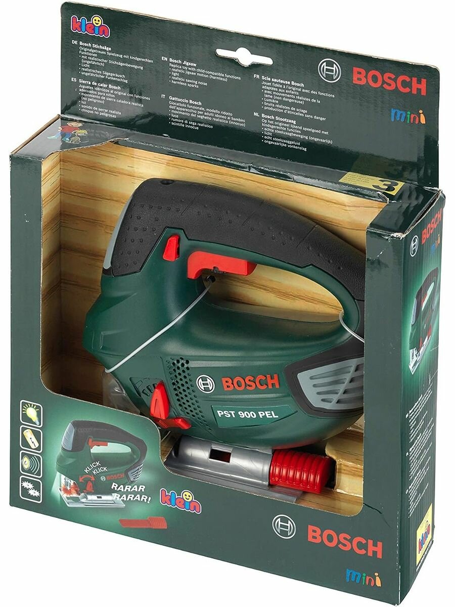 Bosch Лобзик Интерактивный со светом и звуком, Klein 8379