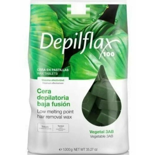 Depilflax, Воск горячий 1кг в дисках Растительный