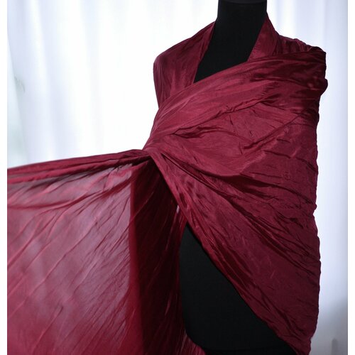 Палантин ,215х110 см, красный, бордовый шарф 180х23 см красный