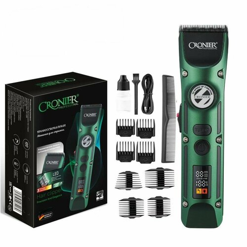Машинка для стрижки волос профессиональная с регулировкой и насадками расческа в комплекте для стрижки волос бороды и усов 259900₽