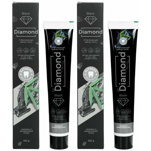 Dorall Collection Отбеливающая зубная паста Black diamond 100 г 2 штуки 479₽