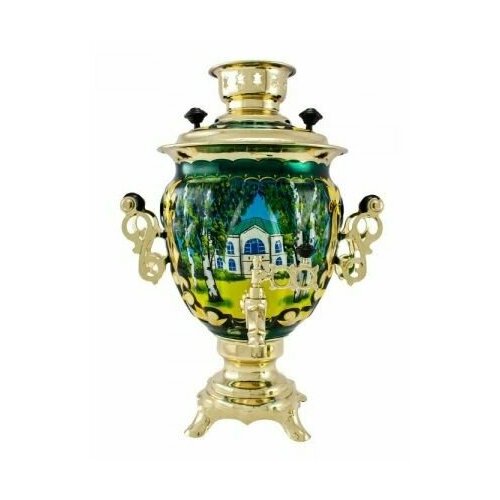 Самовар электрический 3 литра с художественной росписью Ясная поляна 17700₽