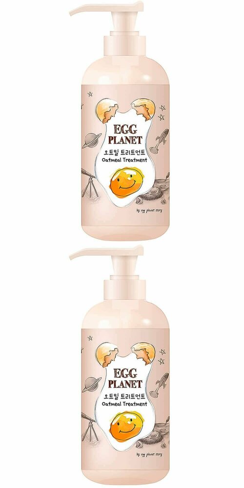 Daeng Gi Meo Ri Маска для волос Egg Planet Oatmeal Treatment, 280 мл, 2 шт.
