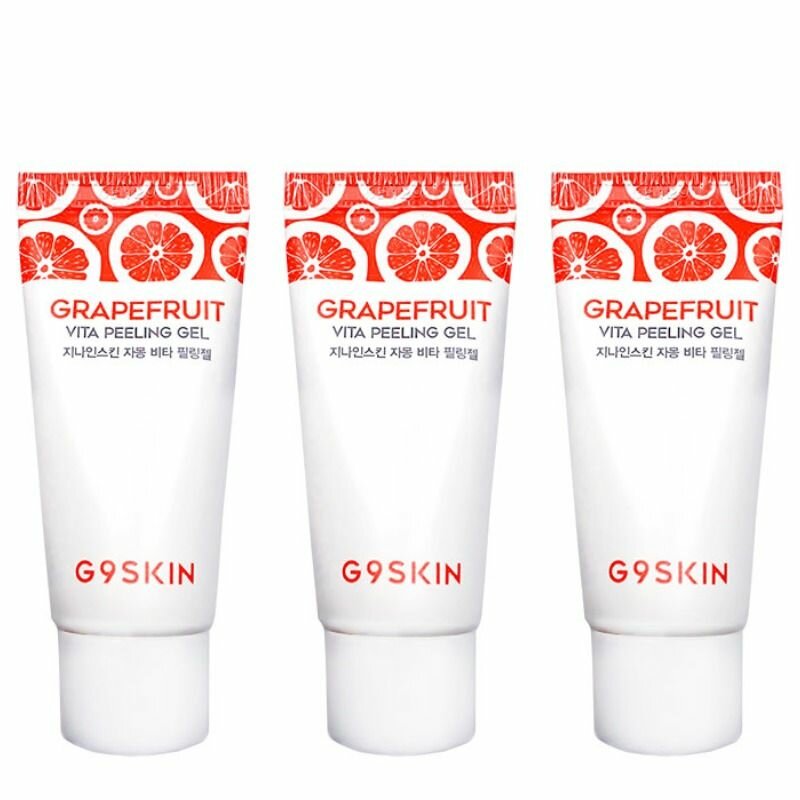 G9SKIN Гель GRAPEFRUIT VITA PEELING GEL DELUXE SAMPLE, 20 мл, 3 шт