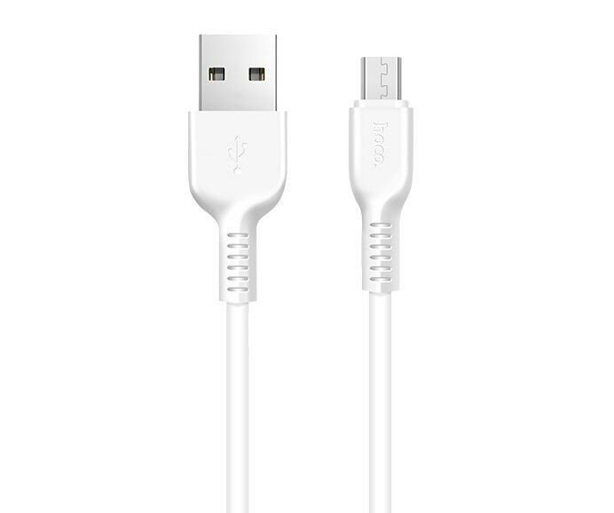 Дата-кабель microUSB (HOCO (6957531061175) X13 USB (m)-microUSB (m) 1.0м - белый)