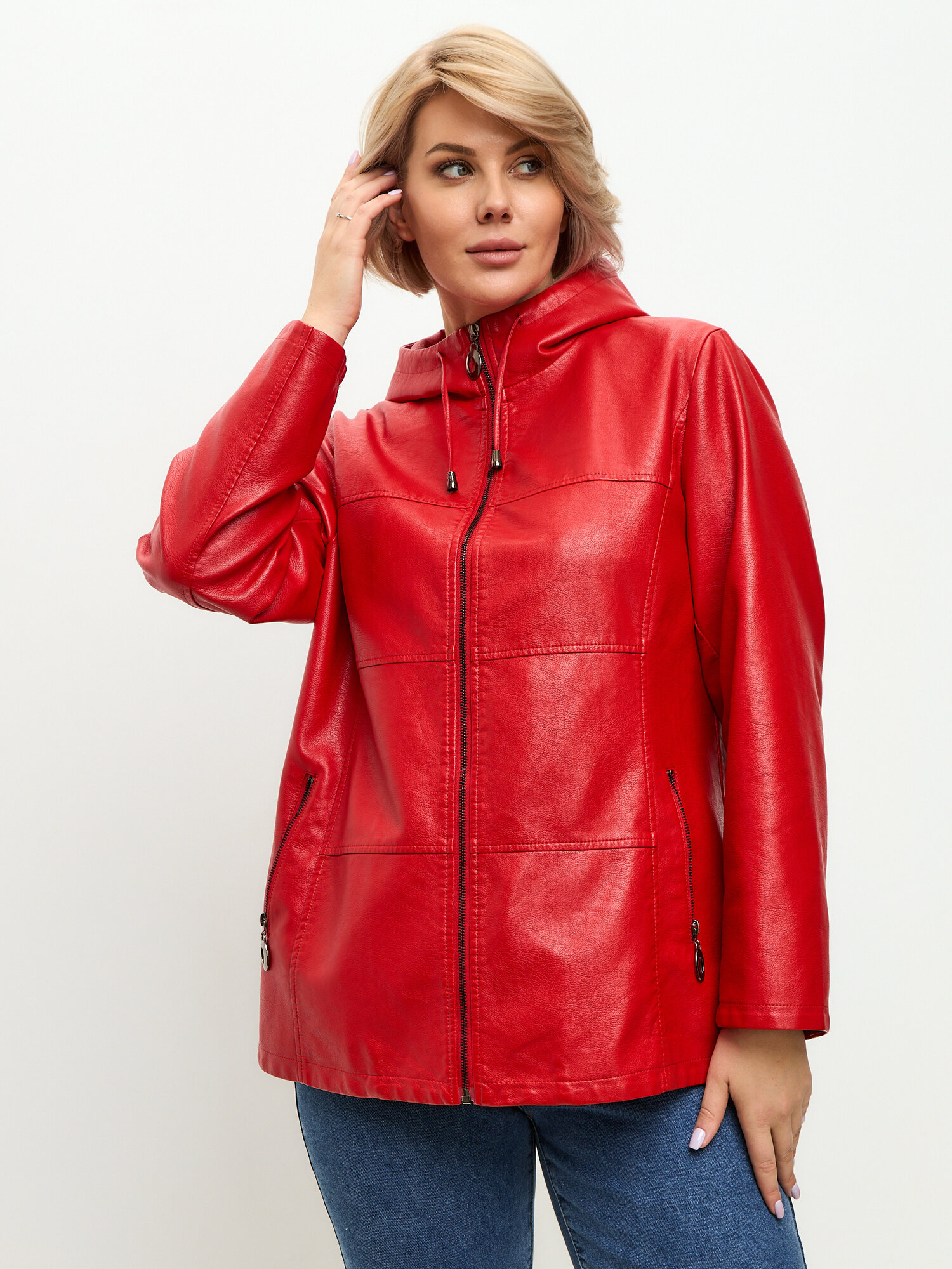 фото Куртка женская LINA REY демисезон, куртка осенняя женская, кожаная куртка женская, косуха женская, куртка женская демисезон большие размеры, верхняя одежда женская, кожанка женская, куртка осенняя женская с капюшоном, курточка черная