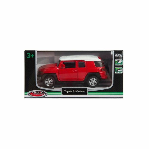 Машина MSZ 1:43 Toyota FJ Cruiser Красная 67312 машина автопанорама toyota fj cruiser желтый масштаб 1 32 свет звук инерция jb1251389