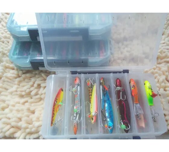 Коробка рыболовная двухстороняя Salmo HARD LURES SPECIAL 275х195х55 мм