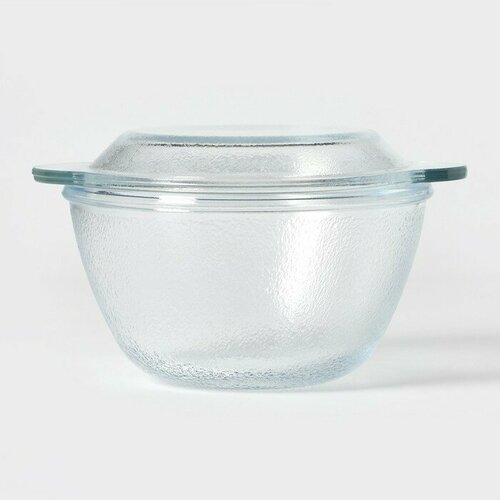 Форма стеклянная для запекания Горшочек с крышкой d18 см h125 см 1105₽