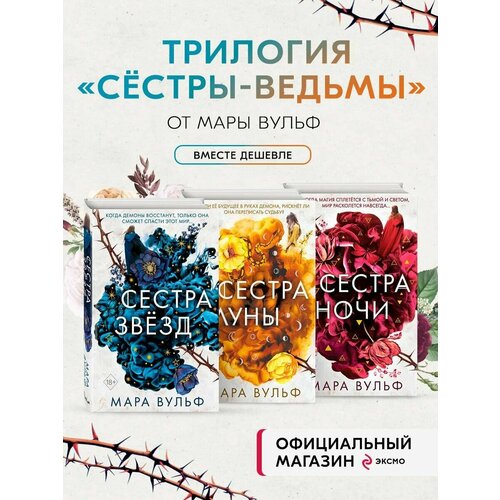 Комплект из 3-х книг. Сёстры-ведьмы би фейюй сёстры