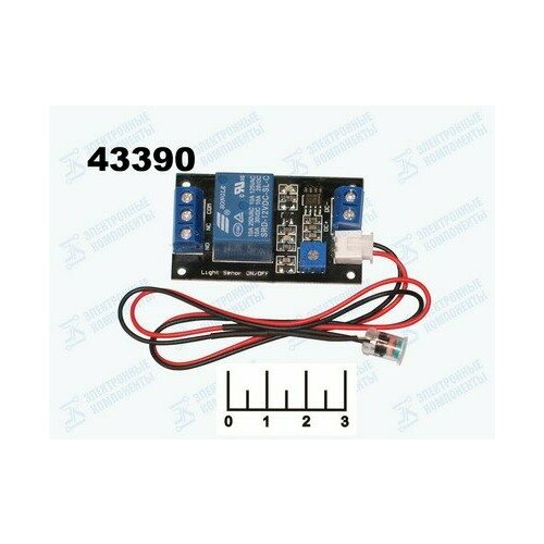 Радиоконструктор фотореле =12V 10A/250V XH-M131