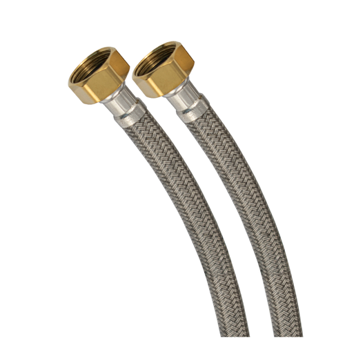 Шланг для воды 12 90 см гг нейлоновая оплетка в силиконовой оболочке 449₽