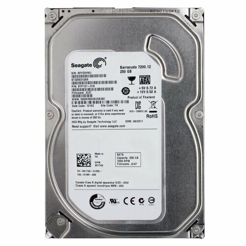 Жесткий диск Seagate 9YP131 250Gb SATAIII 3,5