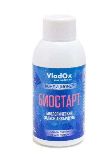 VladOx Биостарт 100 мл бактерии для запуска аквариума
