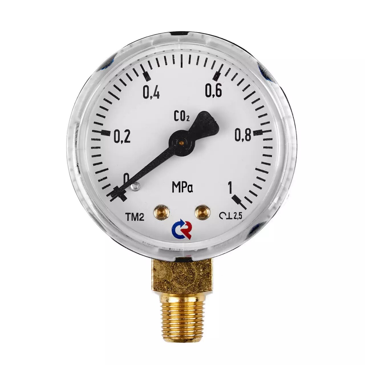 фото Манометр 1,0 МПа, 1/8 NPT, углекислый газ