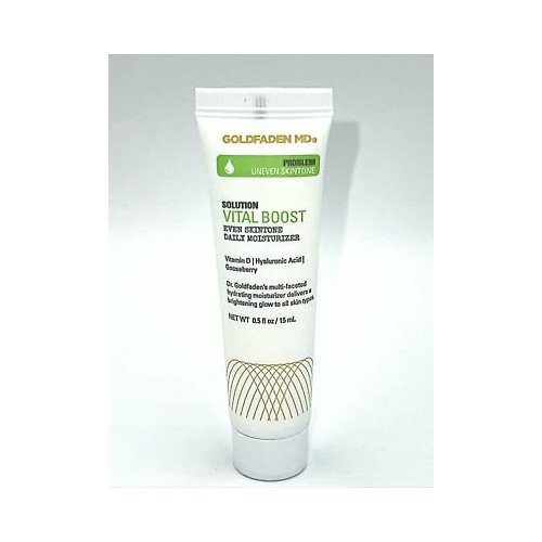 Goldfaden MD Ежедневный увлажняющий крем для лица Mini Vital Boost Even Skintone Daily Moisturizer Сыворотка для лица 15 ml