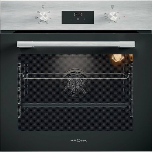 Духовой шкаф электрический KRONA MAGNETE 60 IX черно-серый 5342600₽