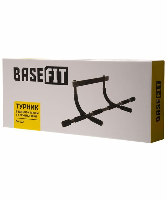 Турник в дверной проем BASEFIT BA-102 2-х секционный