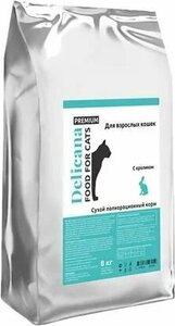 Сухой корм Delicana для взрослых кошек, кролик 8 кг