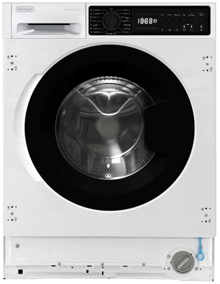 Стиральная машина встраиваемая DeLonghi DWMI 845 VI ISABELLA, 8 кг, 1400 об/мин, глубина 54.4 см, Турция