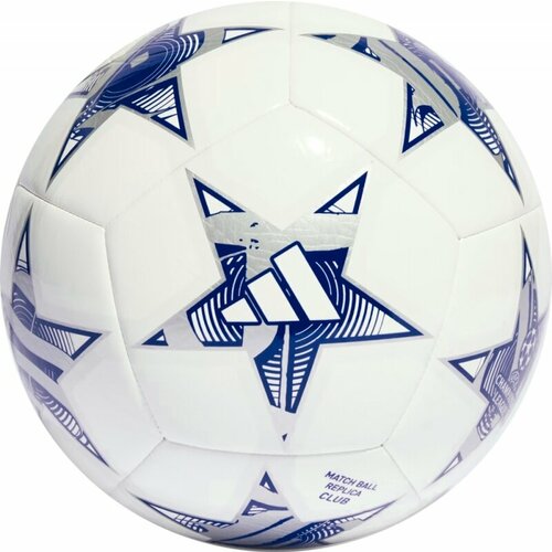 Мяч футбольный ADIDAS UCL Club IA0945, размер 4 55729 83953 мяч футбольный adidas finale club ia0945 размер 4 тпу 12 панелей машинная сшивка белый голубой