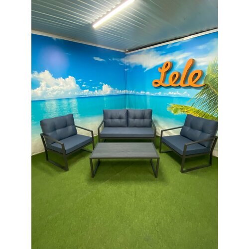 LELE Плетеный комплект мебели Сорренто из искусственного ротанга