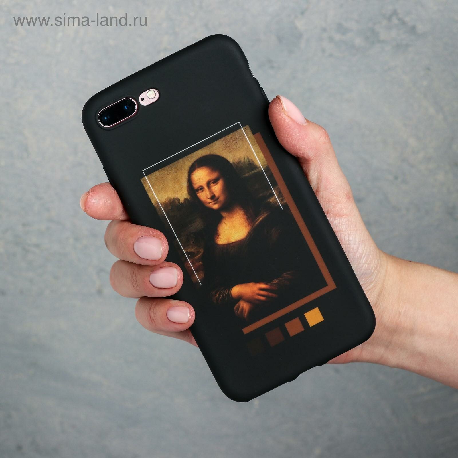Чехол для телефона iPhone 7/8 plus «Мона Лиза», 7,7 х 15,8 см (1шт.)
