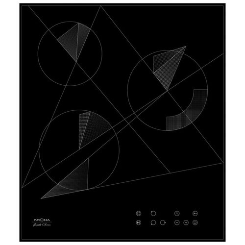 Встраиваемая электрическая варочная панель Krona FIDATO 45 BL 2515800₽