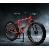 Велосипед Фэтбайк BREND TIMETRY ORIGINAL TT222, 26 колеса, алюминиевая рама, 8 скоростей, кассета, Shimano Tourney, красный