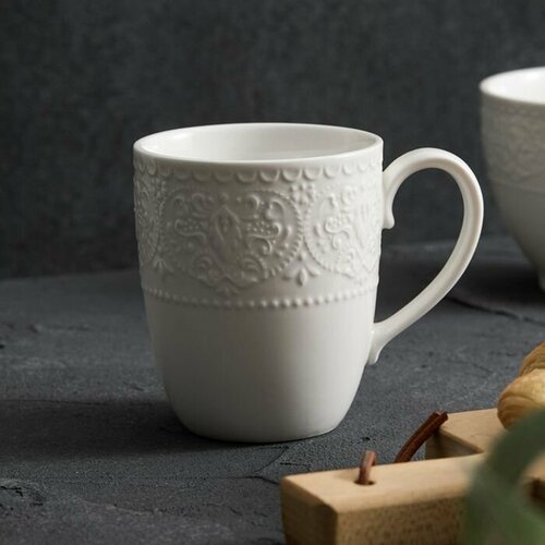 Кружка белая Кружка в винтажном стиле 530₽