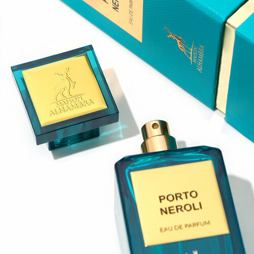 MAISON AL HAMBRA Парфюмерная вода мужская Porto Neroli (по мотивам LM Parfums Neroli), 80 мл