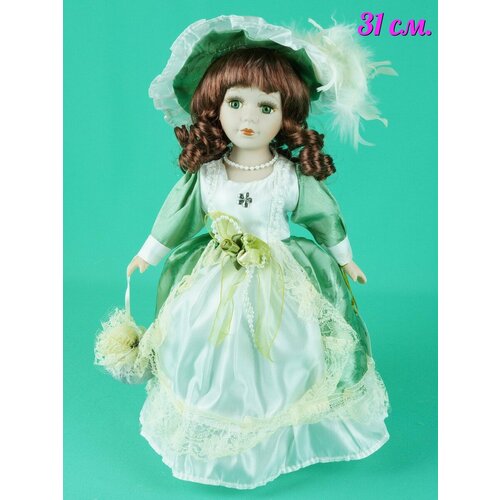 Кукла фарфоровая интерьерная 31 см 885₽