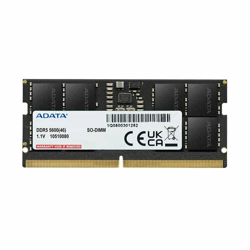 Оперативная память A-Data DIMM 8GB DDR5-5600 AD5S56008G-S 418900₽