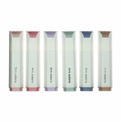 Набор маркеров-текстовыделителей мини 6 цветов Пастель 520₽