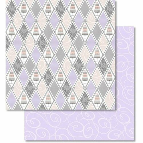 URSUS Бумага для скрапбукинга глиттер Брачные узы мотив 166 305х305 см 190 305₽