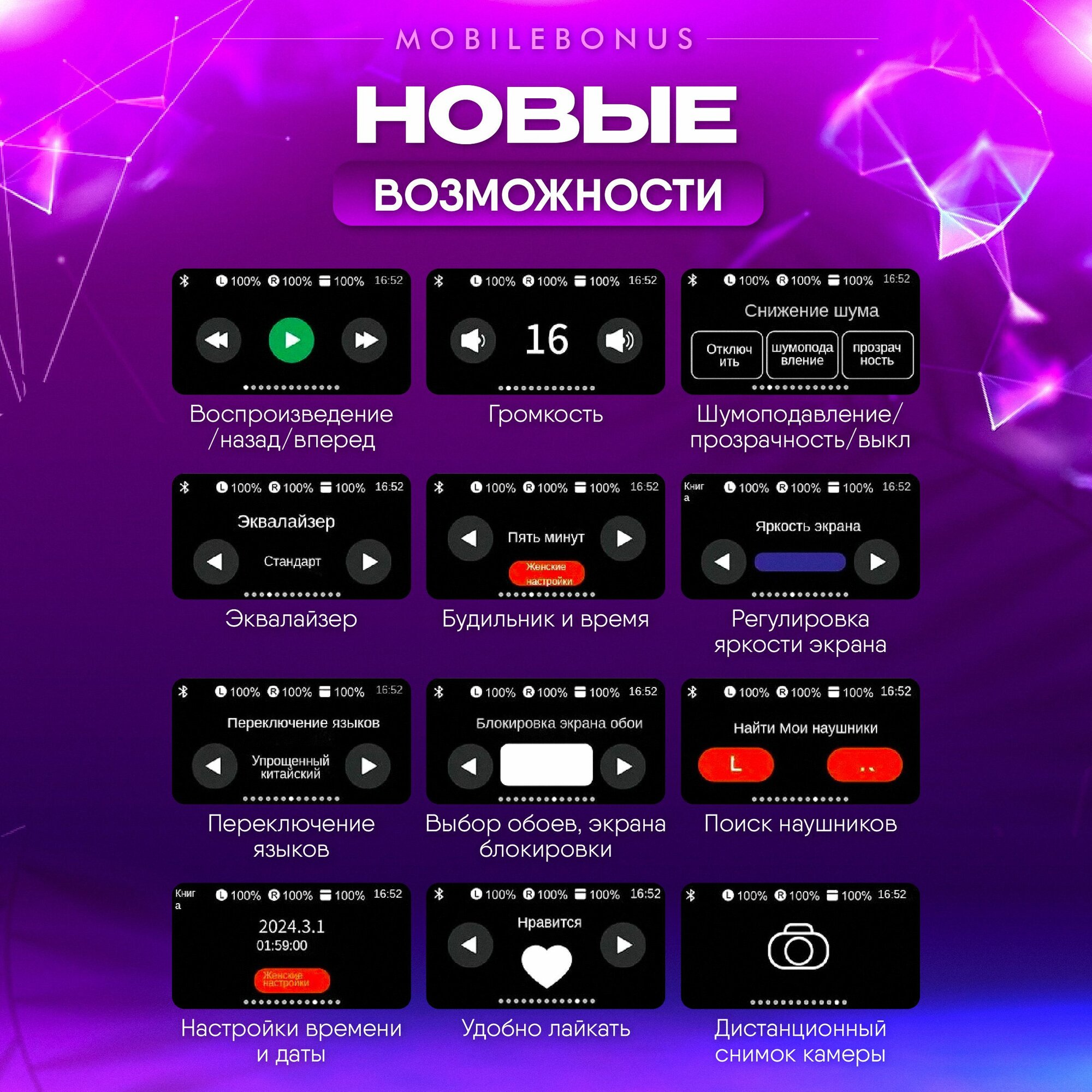 Наушники беспроводные с микрофоном, Bluetooth, USB Type-C — фото 1
