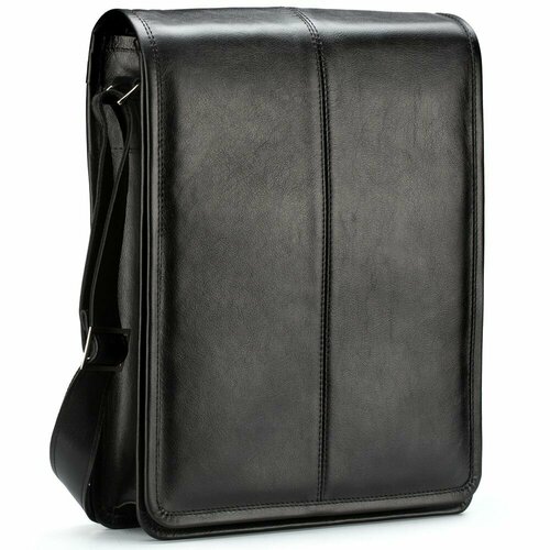 Сумка планшет KoЖinka, фактура матовая, черный