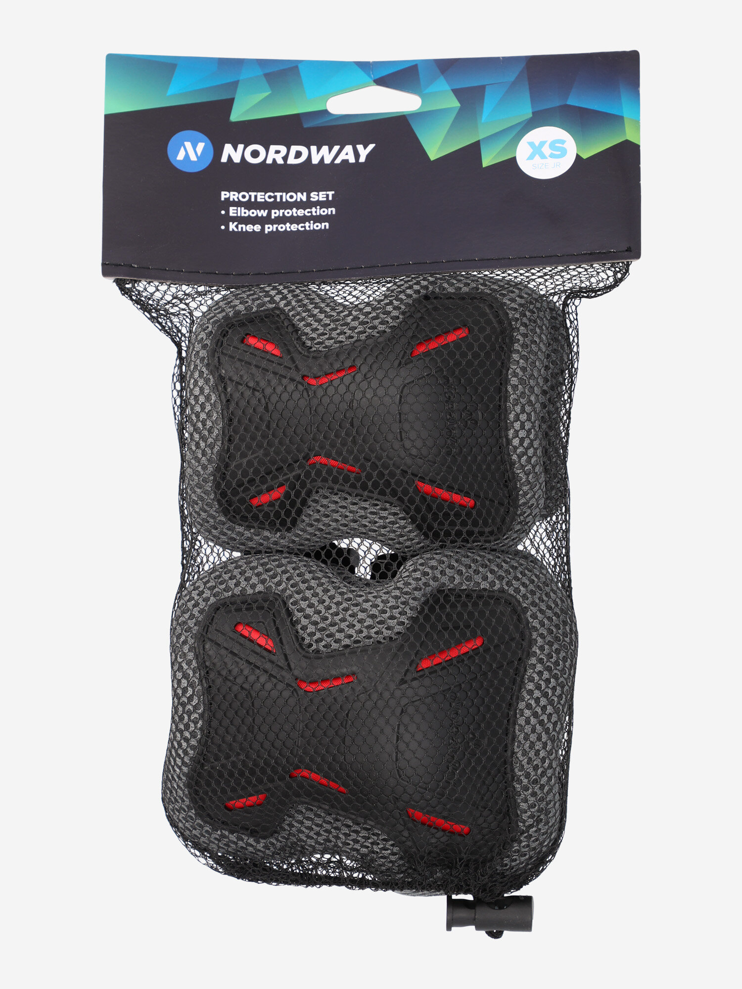 Набор защиты для катка детский Nordway Slide Черный; RUS: 145-160, Ориг: XS