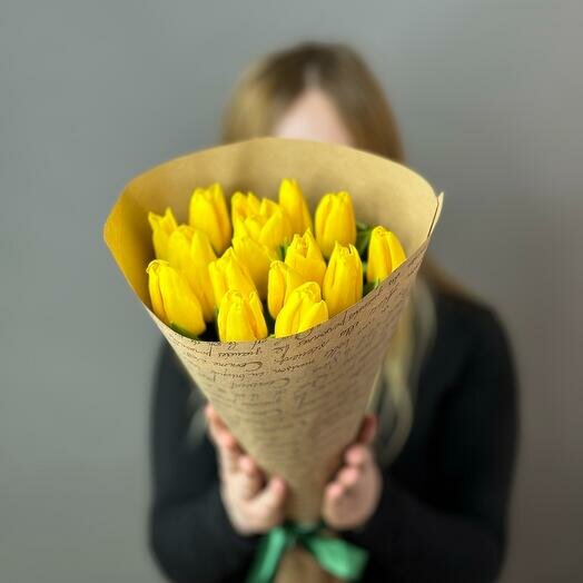 Желтые тюльпаны S
