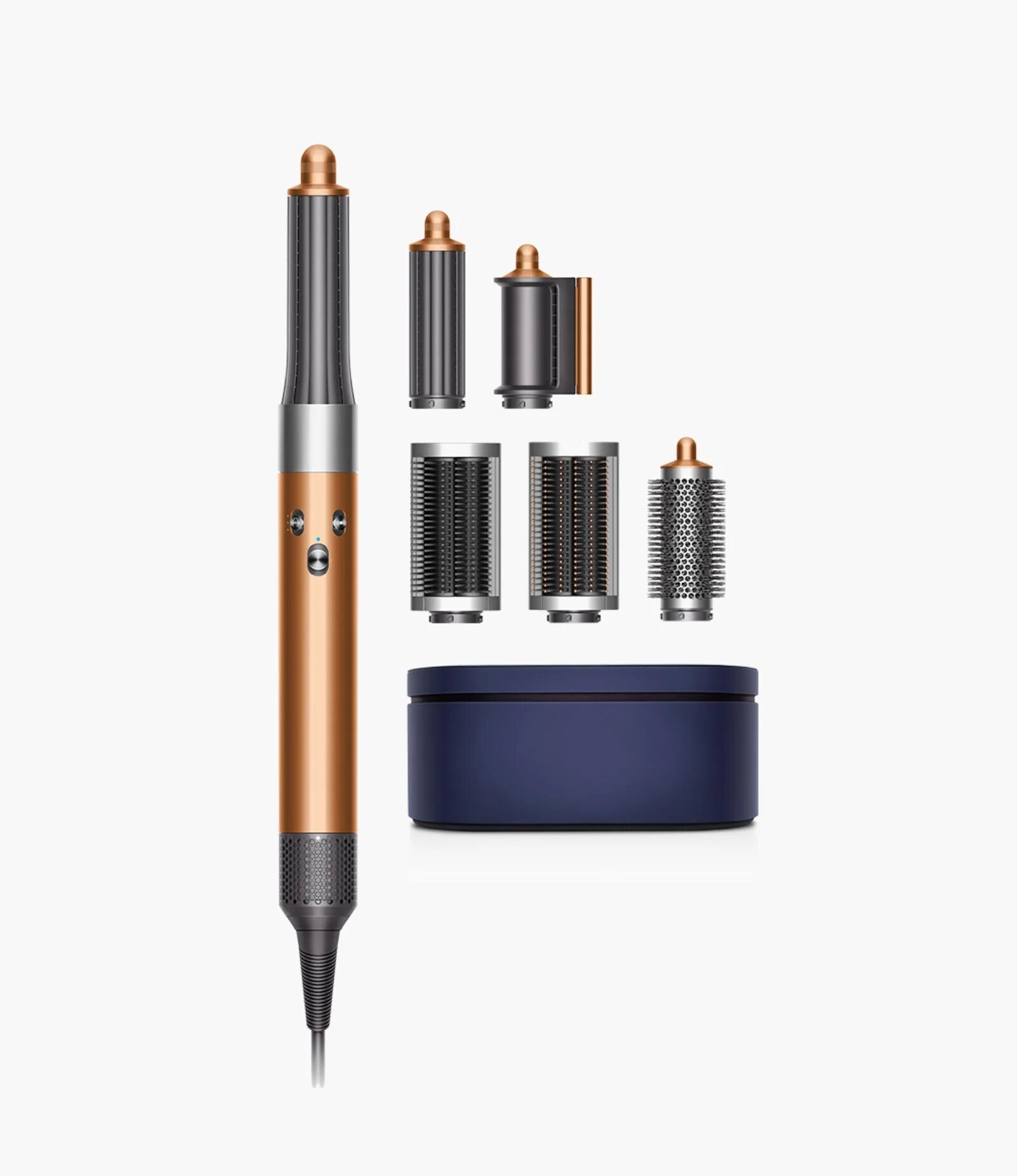 Фен-стайлер Dyson Airwrap complete short HS05 HK, bright copper/bright nickel (Гонконг)